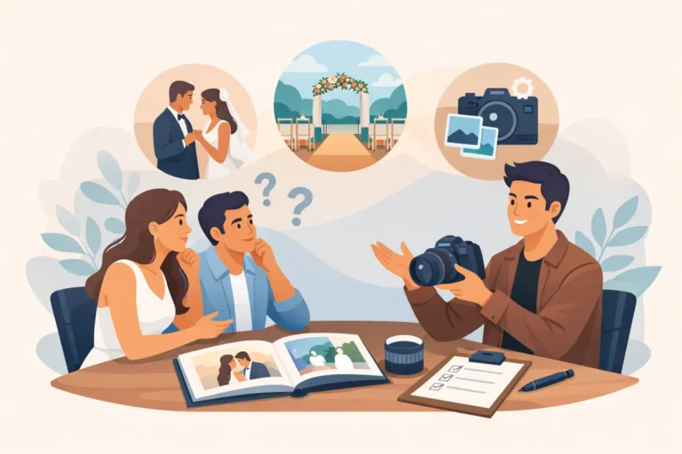 15 Questions to Ask Wedding Photographer