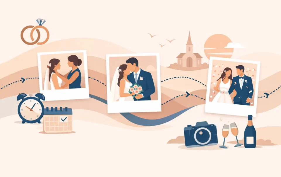 A Guide to Wedding Timeline Photos