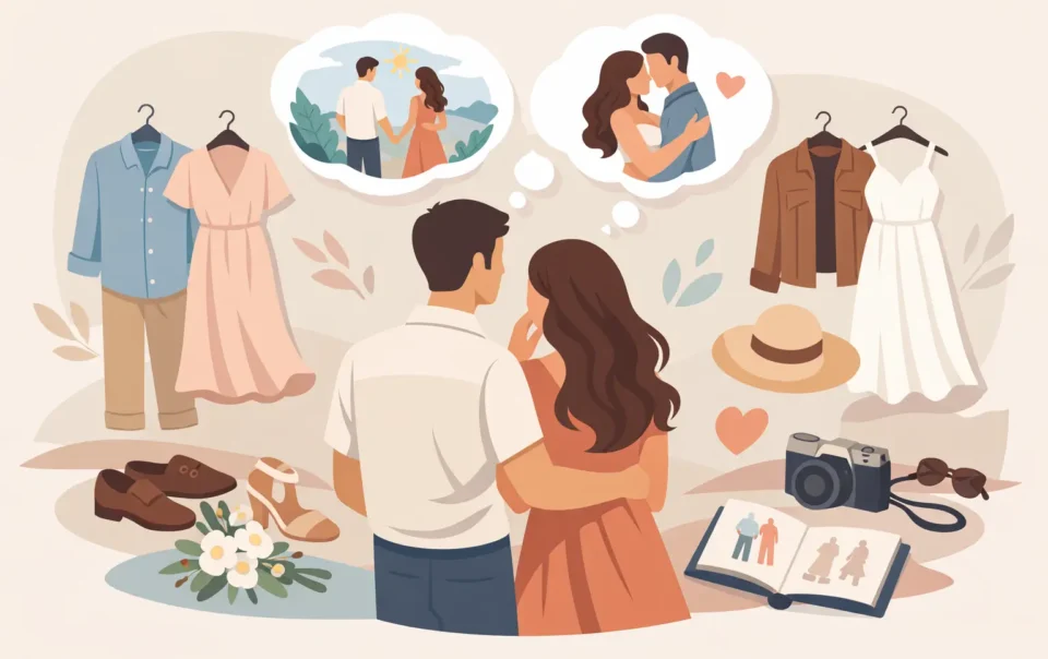 How to Plan Engagement Session Outfits