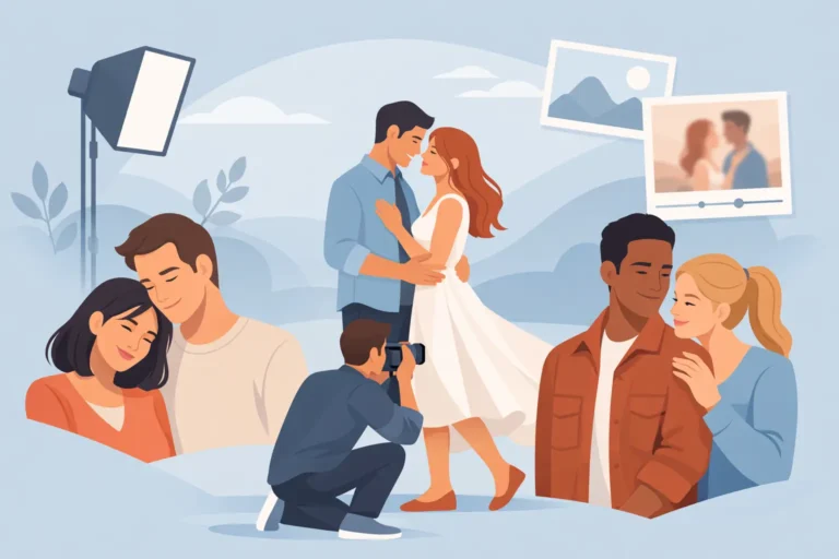 How to Pose Couples Naturally in Photos