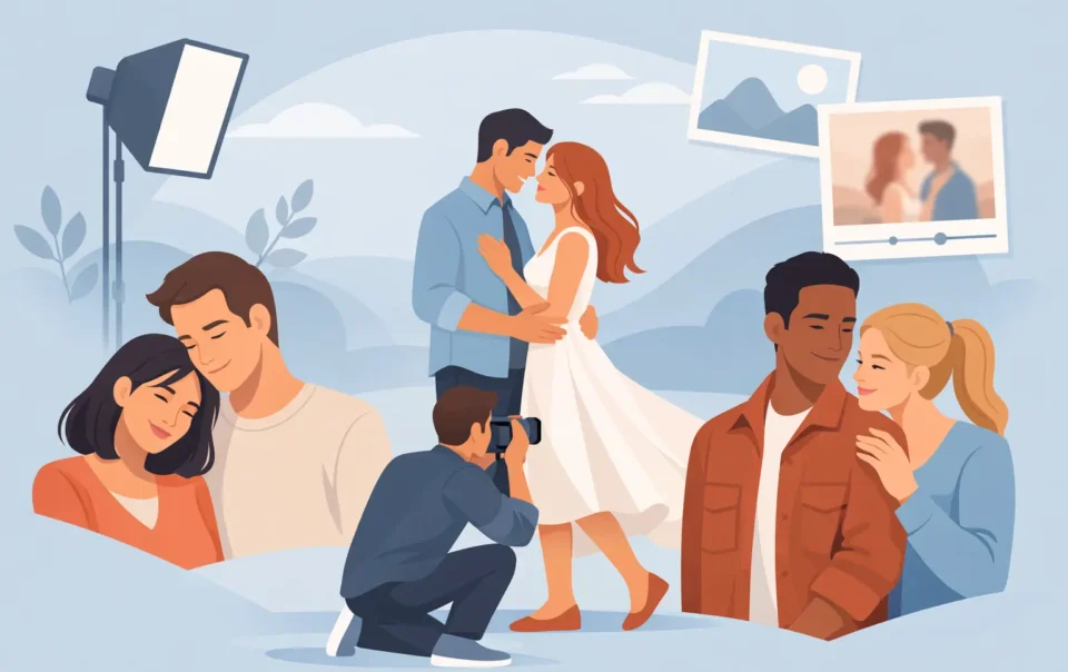 How to Pose Couples Naturally in Photos