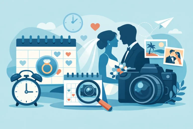 When to Book a Wedding Photographer for Your Date
