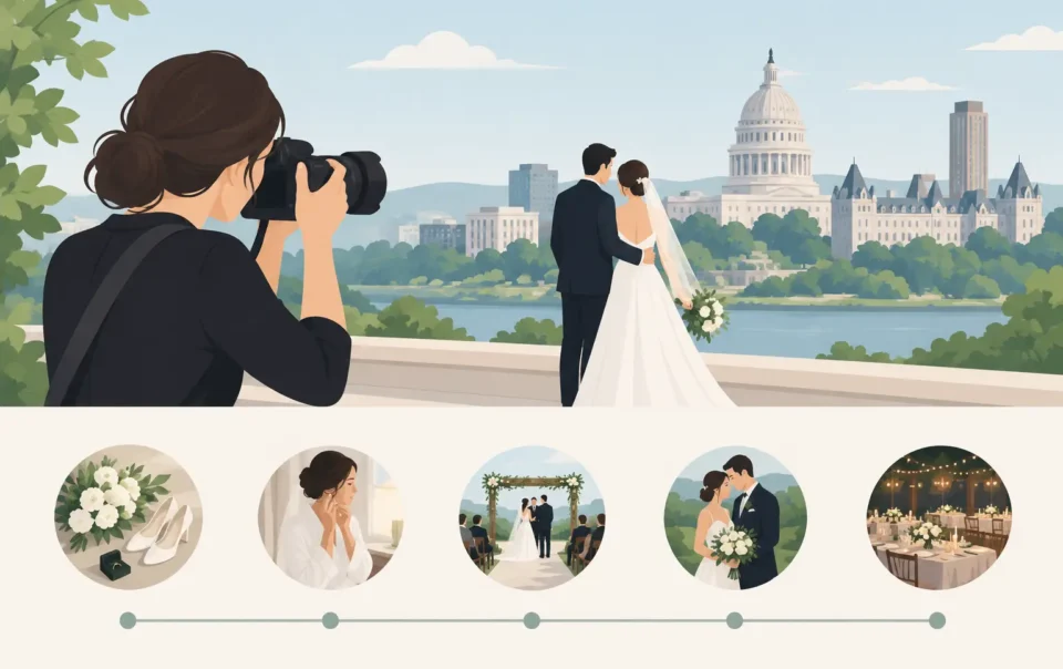 Albany Wedding Photography Timeline Example