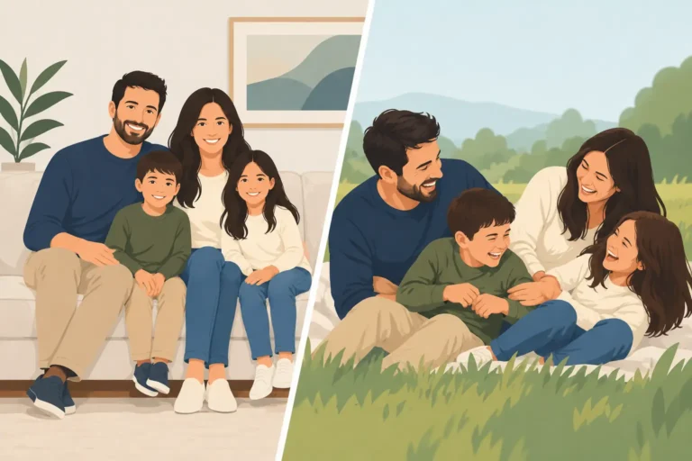 Posed vs Candid Family Portraits That Feel Like You